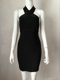 Hang Neck Mesh Sexy Lady Dress