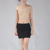 Top Off Shoulder Fashion Tank Top For Women Hip Busiter Crop