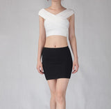 Top Off Shoulder Fashion Tank Top For Women Hip Busiter Crop