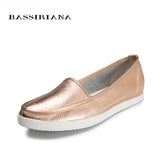 Genuine Leather Women's Loafers Casual Women Shoes