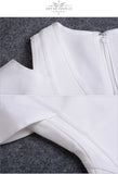 V Neck Short Sleeve Ruffles Mid-Calf Length Dress