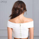 Top Off Shoulder Fashion Tank Top For Women Hip Busiter Crop