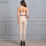 Short Top&Full Length Hollow Out Pants