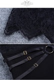 Lace Sheer Patchwork Bandage Dress