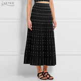 Crystal Studded Crop Tops&Skirt 2 Party Dress Set