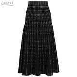 Crystal Studded Crop Tops&Skirt 2 Party Dress Set