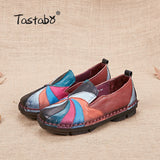 Genuine Leather Pregnant Flats Casual Soft Loafers Shoes
