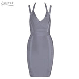 Sexy Halter Bandage Nightclub Celebrity Evening Party Dresses