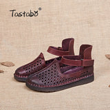 Handmade Shoe Genuine Leather Flats Women Shoes