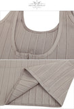 Sexy O Neck Sleeveless Tank Brief Mini Dress