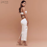 Short Top&Bodycon Skirt  Dress 2 pieces Set