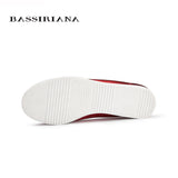 Genuine Leather Women's Loafers Casual Women Shoes