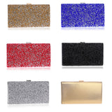 SEKUSA Women Diamond Rhinestone Clutch Crystal Chain Shoulder Small Purse Wedding Purse Party Evening Bags