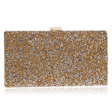 SEKUSA Women Diamond Rhinestone Clutch Crystal Chain Shoulder Small Purse Wedding Purse Party Evening Bags