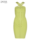 Sleeveless Hollow Out Halter Dress