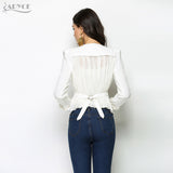 Jacket Apricot White Back Mesh feminina Jackets Elegant Lady Blazer