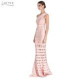 Hollow Out Maxi Sexy Black One Shoulder Long Dress