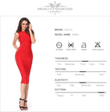 Bodycon O-Neck Hollow Out Dress