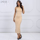 Halter Neck Beading Party Dress