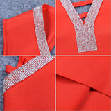 Beading Embellished Sleeveless Mini Bandage Sexy Women Dress