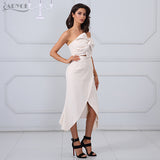 Strapless Cropped Tops&Split Skirt 2 Two Pieces Women Set
