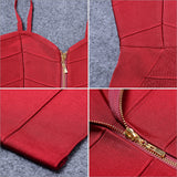Apricot Spaghetti Strap V-Neck Dress