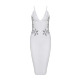 Spaghetti Strap Vestidos Sequined Dress