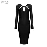 O Neck Long Sleeve Dress
