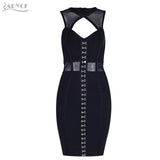 Sexy Sleeveless Mesh Bodycon Dress Women Dress