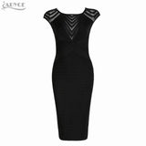 O Neck Short Sleeve Mesh Hot Dress