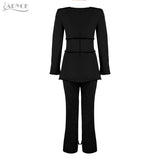 Long Sleeve Pullover&Pants OL Women Set