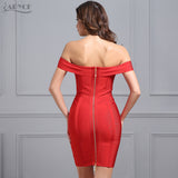 Slash-neck Cut out Cross Chain Short Sleeve Bodycon Dress