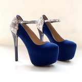Pumps Platform Super High Heeled Bride Party Wedding Footwear Shoes