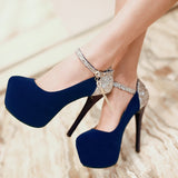Pumps Platform Super High Heeled Bride Party Wedding Footwear Shoes