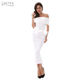 Slash Neck Short Sleeve Dress
