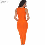 Bodycon O-Neck Hollow Out Dress