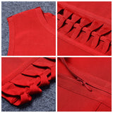 Bodycon O-Neck Hollow Out Dress