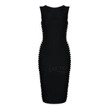 Bodycon O-Neck Hollow Out Dress