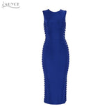 Bodycon O-Neck Hollow Out Dress