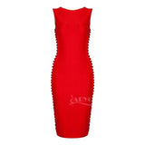 Bodycon O-Neck Hollow Out Dress