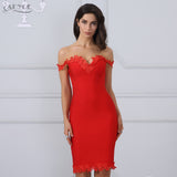 Off Shoulder Lace Dress