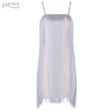 Mini  Sexy Fringe Tassel Embellished Women Dress