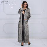 Long Style Coat Women Long Duster Coat Jacket