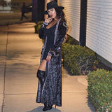 Long Style Coat Women Long Duster Coat Jacket