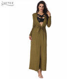Basic Coats Geometic Jacquard  Cardigan Bandage Jacket