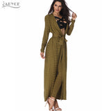 Basic Coats Geometic Jacquard  Cardigan Bandage Jacket