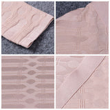 Basic Coats Geometic Jacquard  Cardigan Bandage Jacket