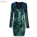 Sequins Embellished Runway Dress