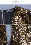 Sequins Embellished Runway Dress