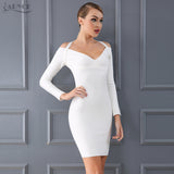 Halter Long Sleeve Sexy Women Dress